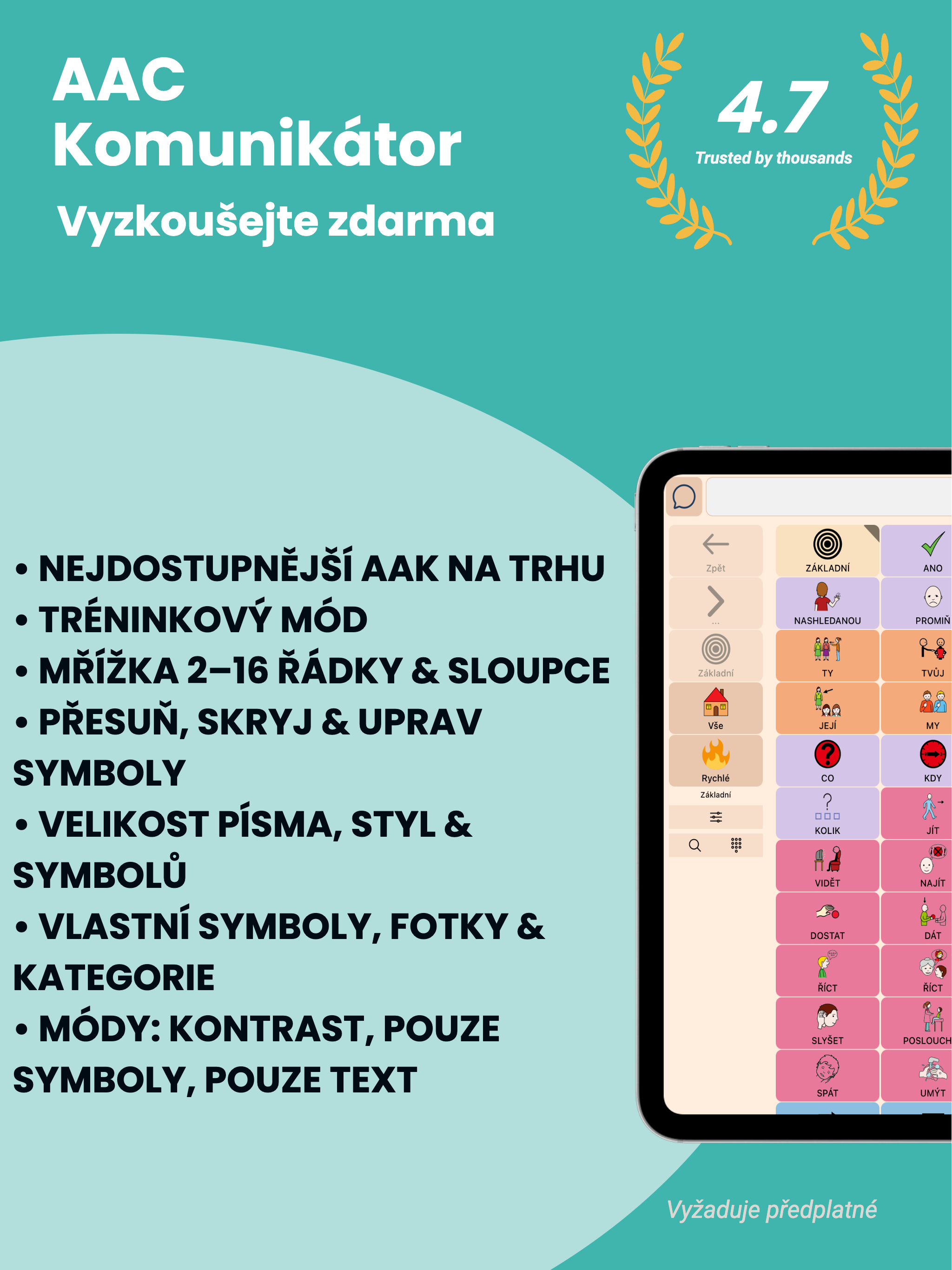 Isaac AAC na iPadu